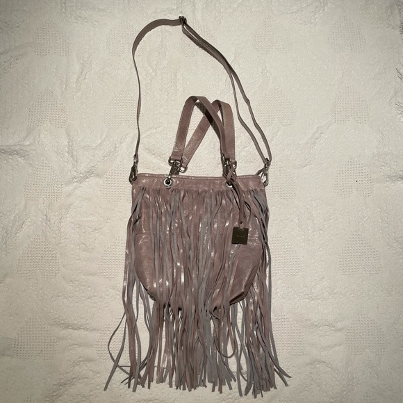 Leather RUDSAK purse with tassels. Used twice, in very good condition. - Picture 1 of 5